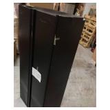 Husky 3-Piece Regular Duty Welded Steel Garage Storage System in Black (54 in. W x 75 in. H x 19 in. D) damaged see pictures