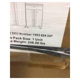 Husky 3-Piece Regular Duty Welded Steel Garage Storage System in Black (54 in. W x 75 in. H x 19 in. D) damaged see pictures
