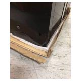 Husky  53 in. W x 69 in. H x 19 in. D Steel Garage Cabinet Set in Black (6-Piece) damaged corner not used see pictures