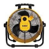Dewalt  20 in. 3-Speed Heavy-Duty Drum Fan with 6 ft. Power Cord not used see pictures