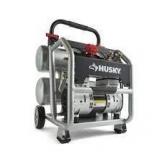 Husky  4.5 Gal. Portable Electric-Powered Silent Air Compressor in good condition
