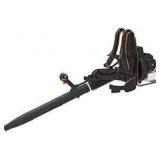 Lawnmaster NO-PULL 175 MPH 470 CFM 31cc Gas with Electronic Start Backpack Leaf Blower open box see pictures