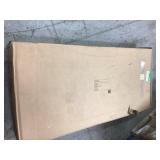 Husky  72 in. 2-Drawers Adjustable Height Work Table in White open box not used see pictures
