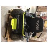 Ryobi 42 in. 100 Ah Battery Electric Riding Zero Turn Mower customer Return See pictures