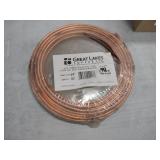 Copper Tubing, 1/4" x 50