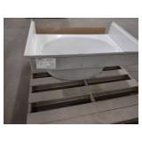 Aquatic 2603TWR 60x42 Waincot Batht...