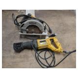 Dewalt Circular Saw & Reciprocating...