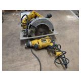 Dewalt Circular Saw & Drill...