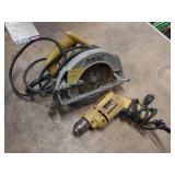 Dewalt Circular Saw & Drill...