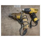 Wagner Heat  Gun & Dewalt Drill...
