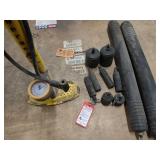 Cherne Test Pump & Assorted Test Pl...