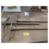 (3) Pickaxes...