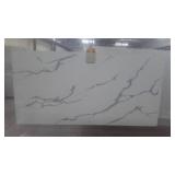 (1) Slab Quartz Dark Seravezzo, 64x...