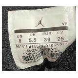 Air Jordan Black and Red High Tops Sz 8