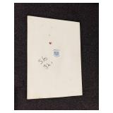 Gerold Porzellan Bavaria W. Germany Painted Porcelain Tile of Young Girl