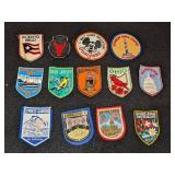 Vintage Destination Tourist Patches