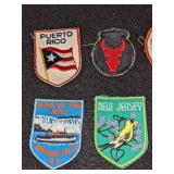 Vintage Destination Tourist Patches