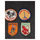 Vintage Destination Tourist Patches