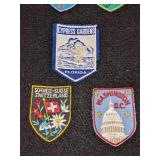 Vintage Destination Tourist Patches
