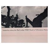 1914 Northern Pacific Railway Yellowstone National Park Prints