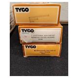 9 New Tyco HO Scale Train Cars