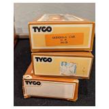 9 New Tyco HO Scale Train Cars