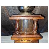 Rare Wood & Metal Mr Dudley Coffee Mill Grinder