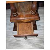 Rare Wood & Metal Mr Dudley Coffee Mill Grinder