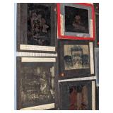 Collection of Magic Lantern Glass Slides, Famous Artists