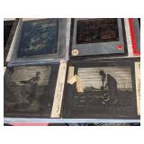 Collection of Magic Lantern Glass Slides, Famous Artists