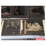Collection of Magic Lantern Glass Slides, Famous Artists