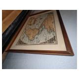 Americae Sive Novi Orbis Framed Print