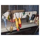 Assortment of Antique Fishing Tackle