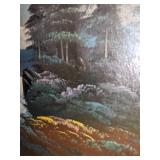 Original Oil on Hardboard Landscape Painting