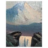 Original Oil on Hardboard Landscape Painting