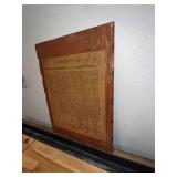 Board Mounted Copy of the Declaration of Independence