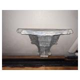 Gothic Revival Plaster Wall Shelf