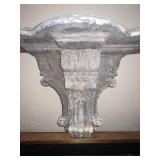Gothic Revival Plaster Wall Shelf