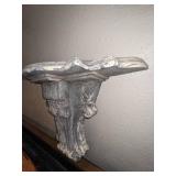 Gothic Revival Plaster Wall Shelf