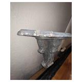 Gothic Revival Plaster Wall Shelf