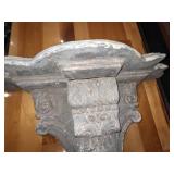 Gothic Revival Plaster Wall Shelf