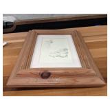 Original Sketch of Winnie the Pooh, Framed