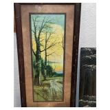 Wall Decor Including 2 Original Oil Paintings