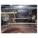 Antique White Rotary Treadle Sewing Machine w/Base