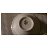 Homer Laughlin White Cream Pitcher & Bowl