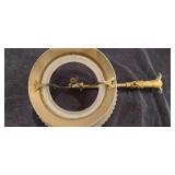 Antique Victorian Gas Wall Mount Light Arm w/Shade