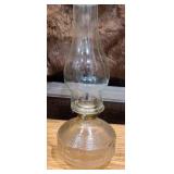3 Glass Oil Kerosene Lamps