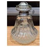 3 Glass Oil Kerosene Lamps