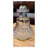 3 Glass Oil Kerosene Lamps