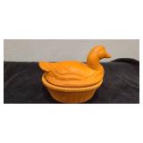 Brique Ware Terra Cotta Mallard Baking Dish